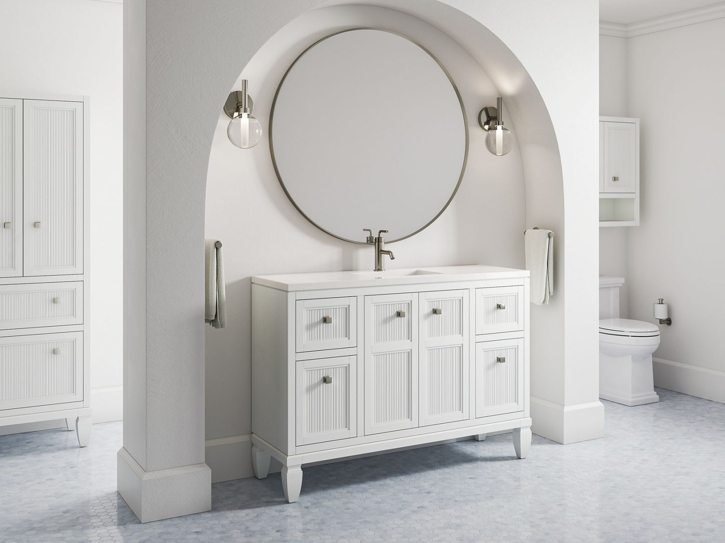 KOHLER K-33541-ASB-0 Hearthaven 24" x 28" wall cabinet - White