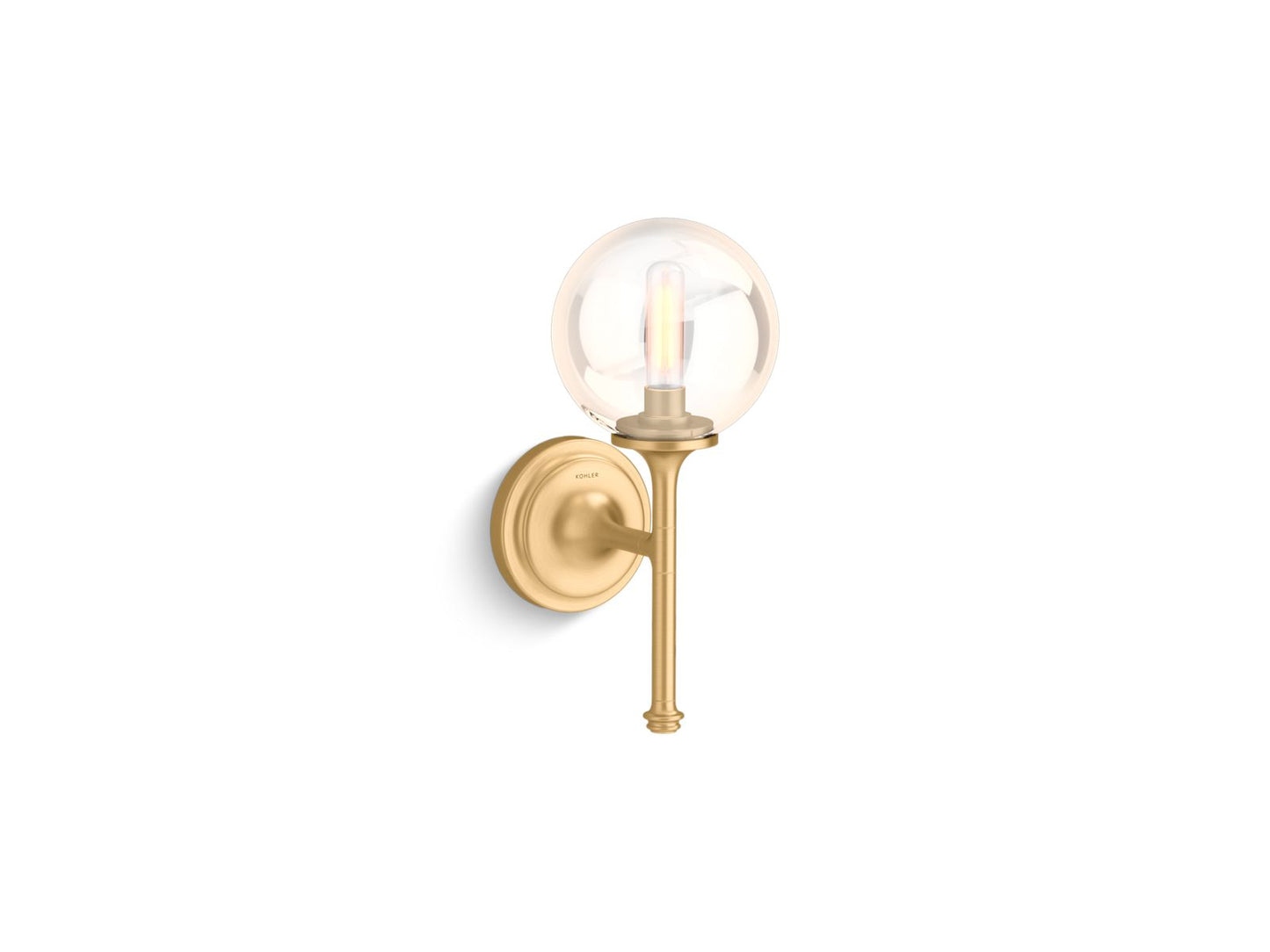 KOHLER K-31761-SC01-2GL Bellera One-light sconce - Brushed Moderne Brass