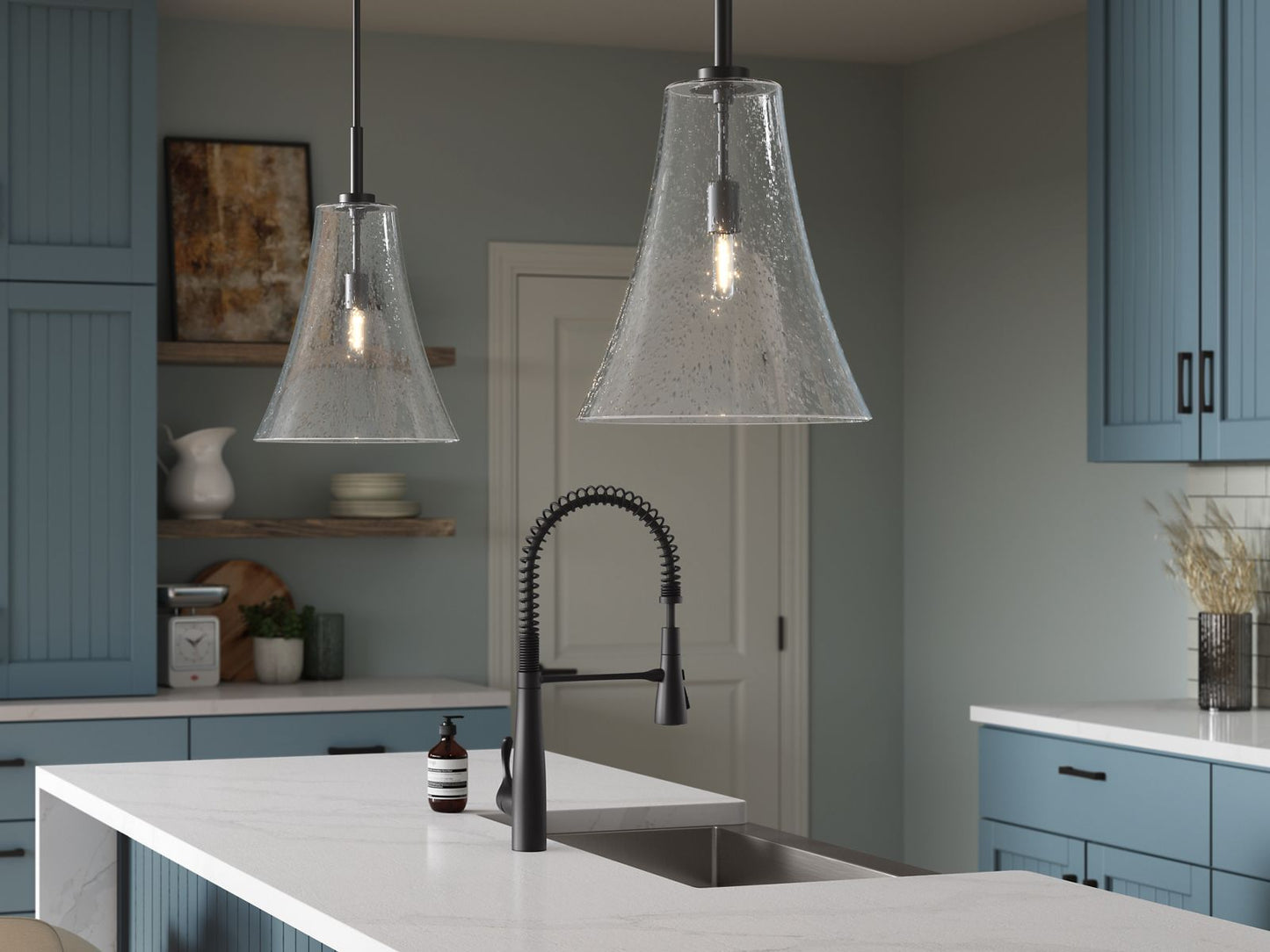 KOHLER K-26851-PE01-2GL Simplice 14" pendant - Brushed Moderne Brass