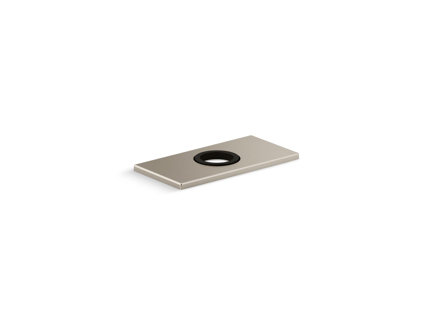 KOHLER K-13478-B-BN 4" Escutcheon Plate For Insight And Kinesis Faucet - Vibrant Brushed Nickel