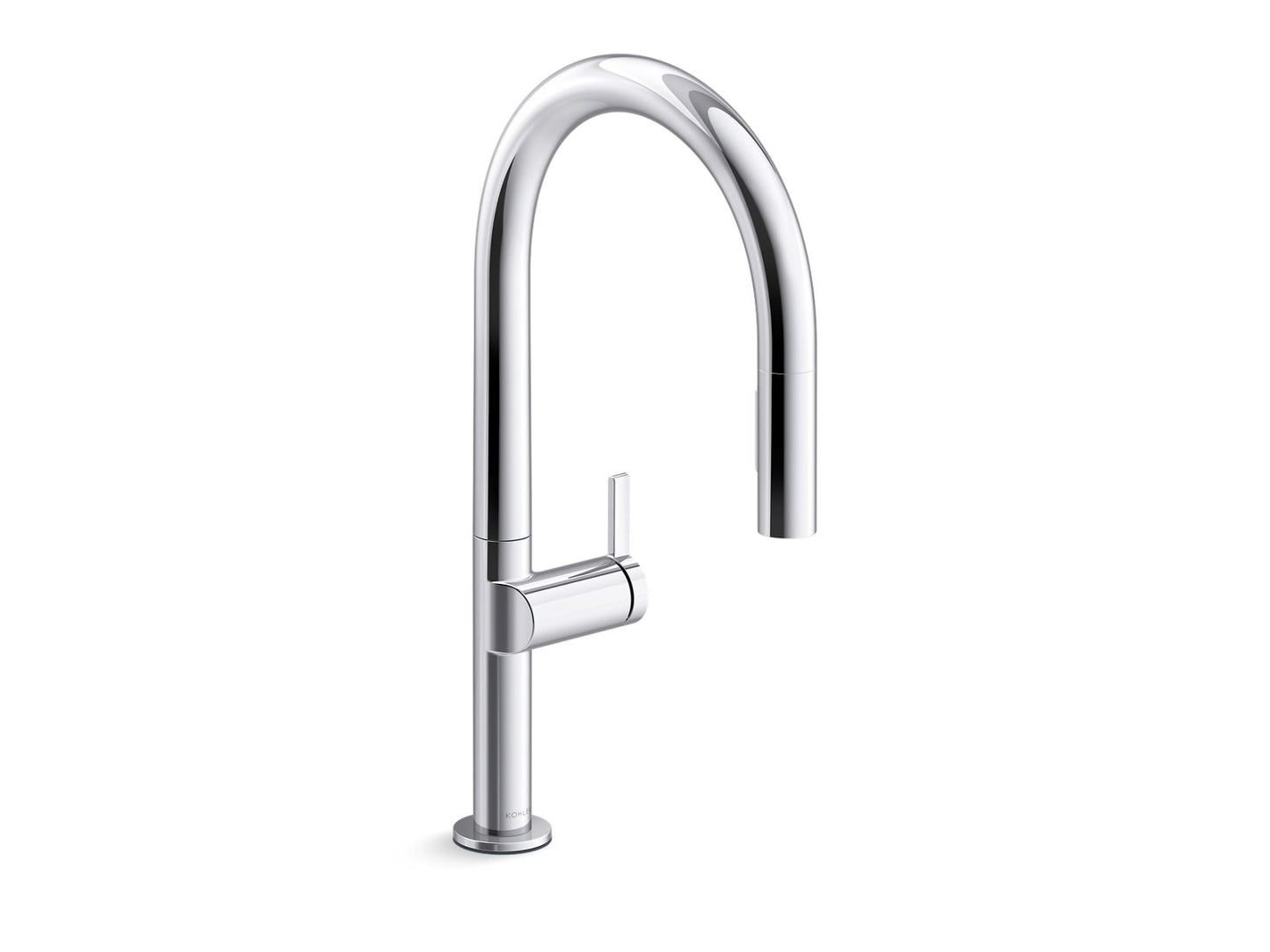 KOHLER K-28268-CP Components Pull-Down Kitchen Sink Faucet With Two-Function Sprayhead - Polished Chrome