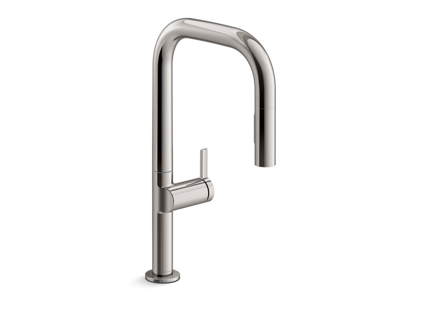 KOHLER K-28271-RT2-TT Touchless pull-down kitchen sink faucet with two-function sprayhead - Vibrant Titanium
