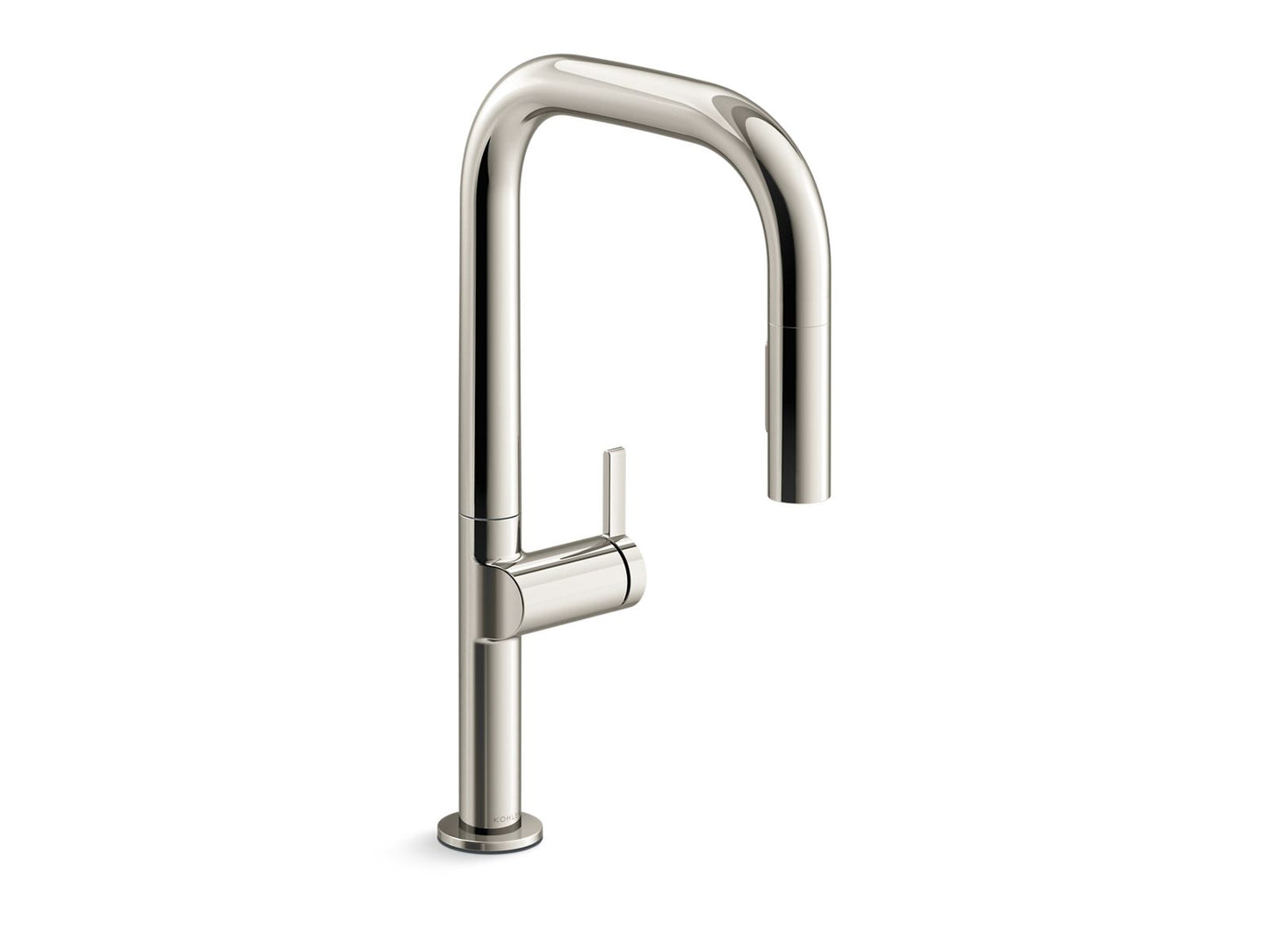 KOHLER K-28269-SN Components Pull-Down Kitchen Sink Faucet With Two-Function Sprayhead - Vibrant Polished Nickel
