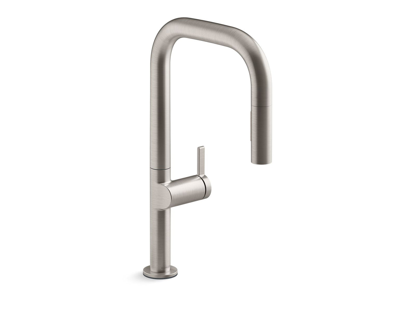 KOHLER K-28271-RT2-VS Touchless pull-down kitchen sink faucet with two-function sprayhead - Vibrant Stainless