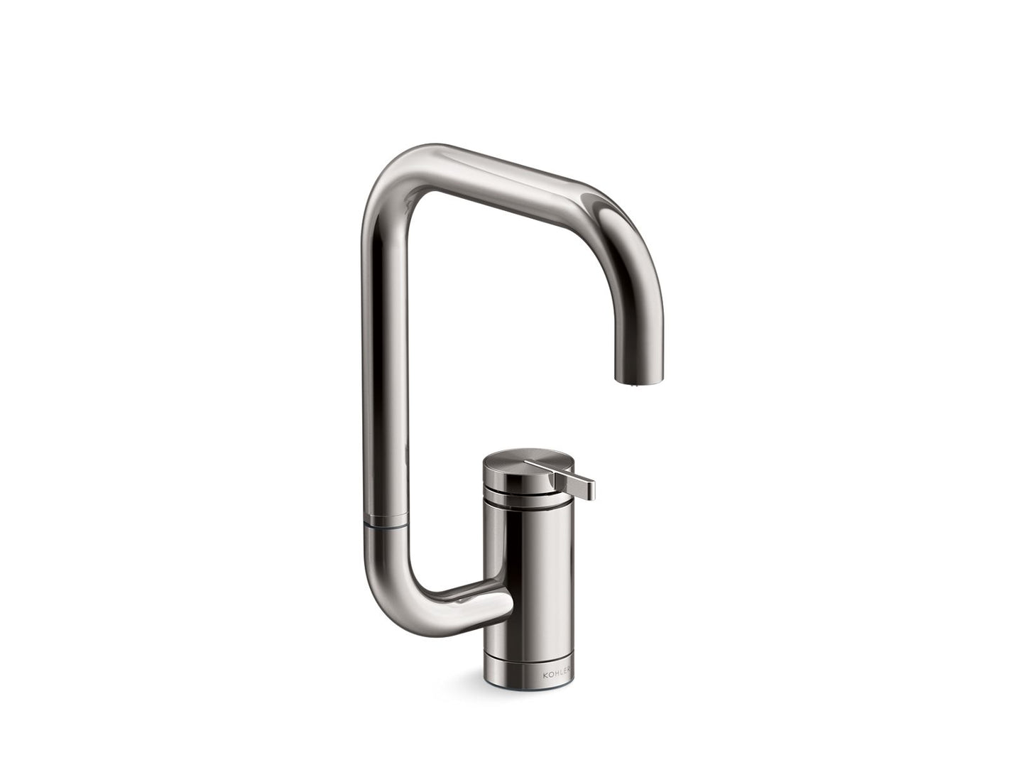 KOHLER K-28290-TT Components Single-Handle Bar Sink Faucet With Two-Function Extended-Reach Spout - Vibrant Titanium