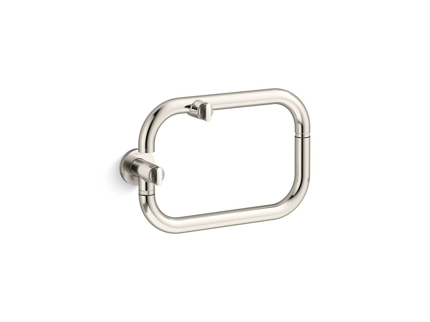 KOHLER K-28276-SN Components Wall-Mount Pot Filler - Vibrant Polished Nickel