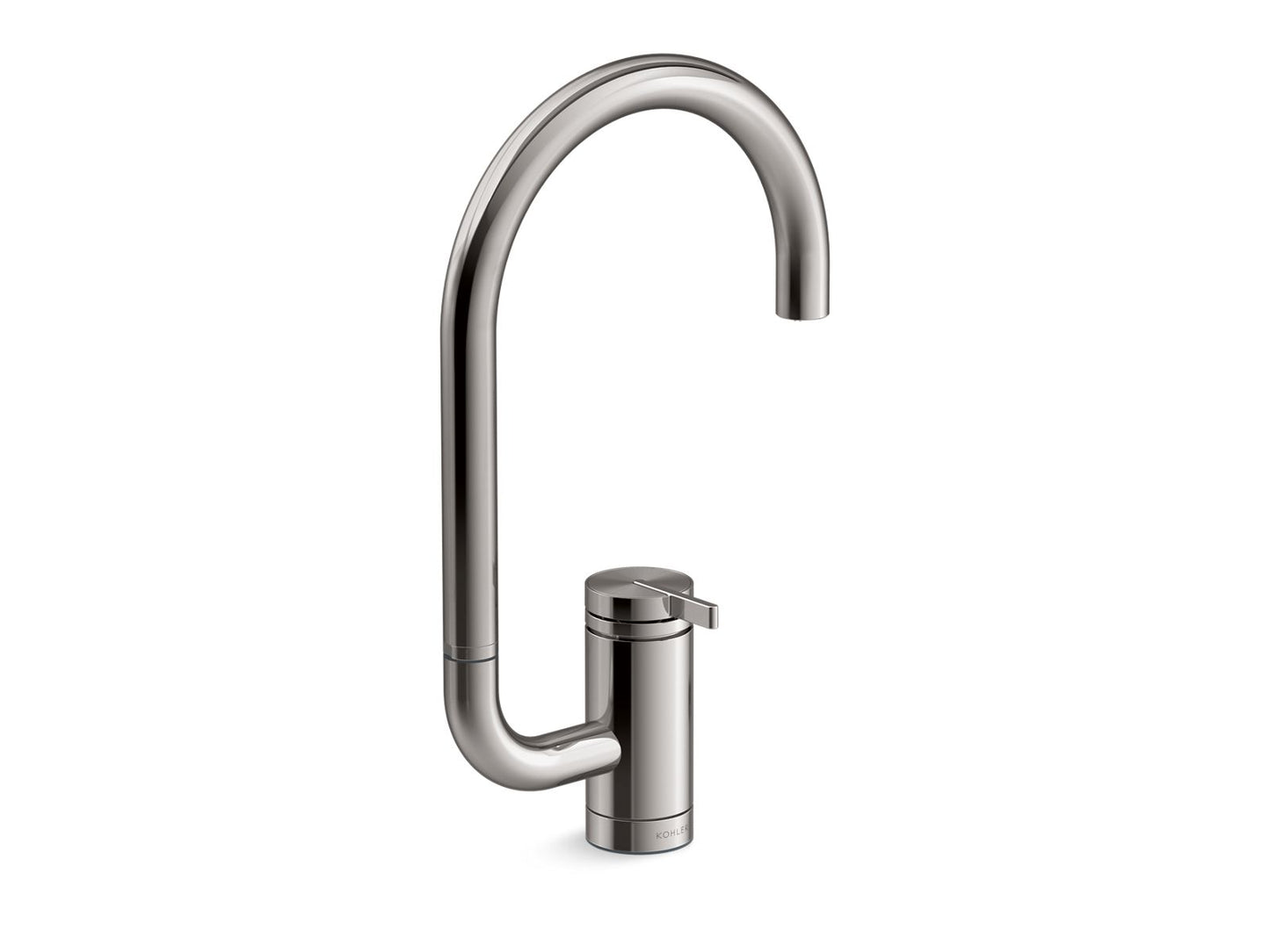 KOHLER K-28277-TT Components Single-Handle Bar Sink Faucet With Two-Function Extended-Reach Spout - Vibrant Titanium