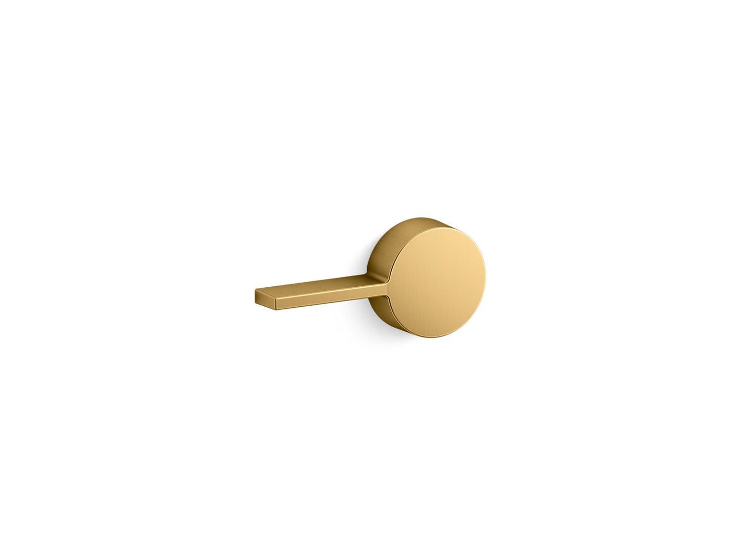 KOHLER K-28122-L-2MB Veil Left-Hand Trip Lever - Vibrant Brushed Moderne Brass