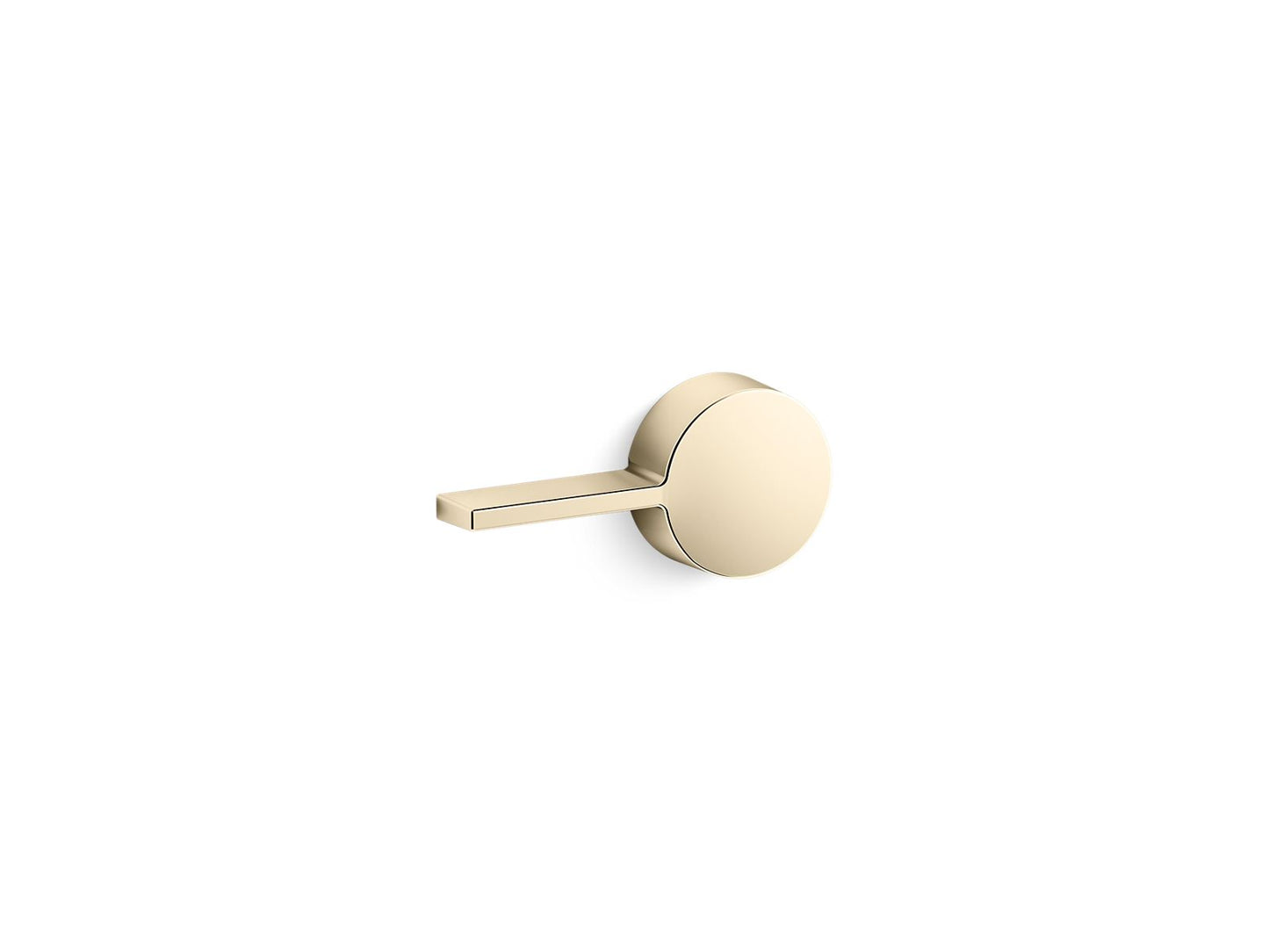 KOHLER K-28122-L-AF Veil Left-Hand Trip Lever - Vibrant French Gold