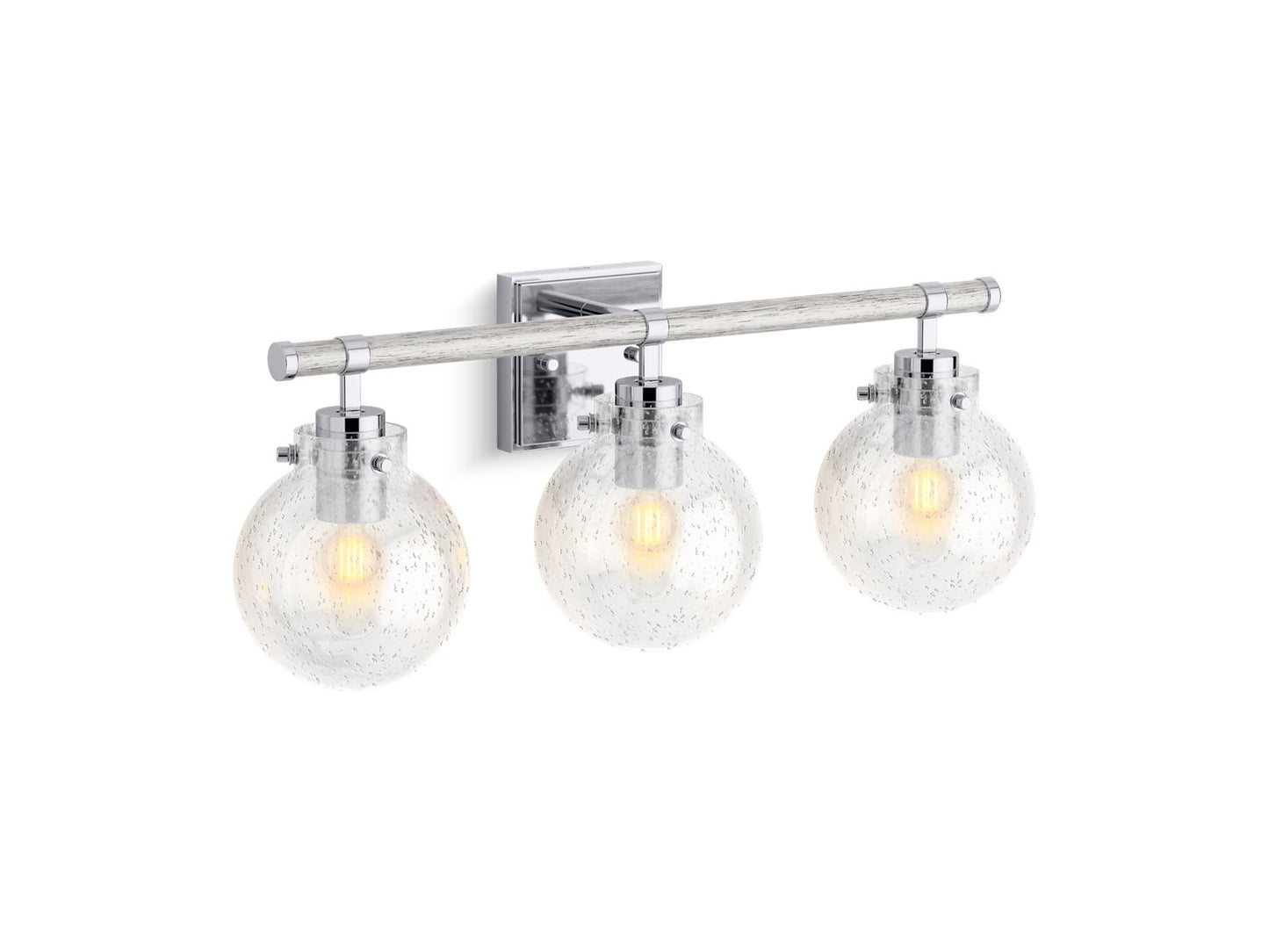 KOHLER K-38414-SC03-CPL Holt Three-Light Sconce In Polished Chrome