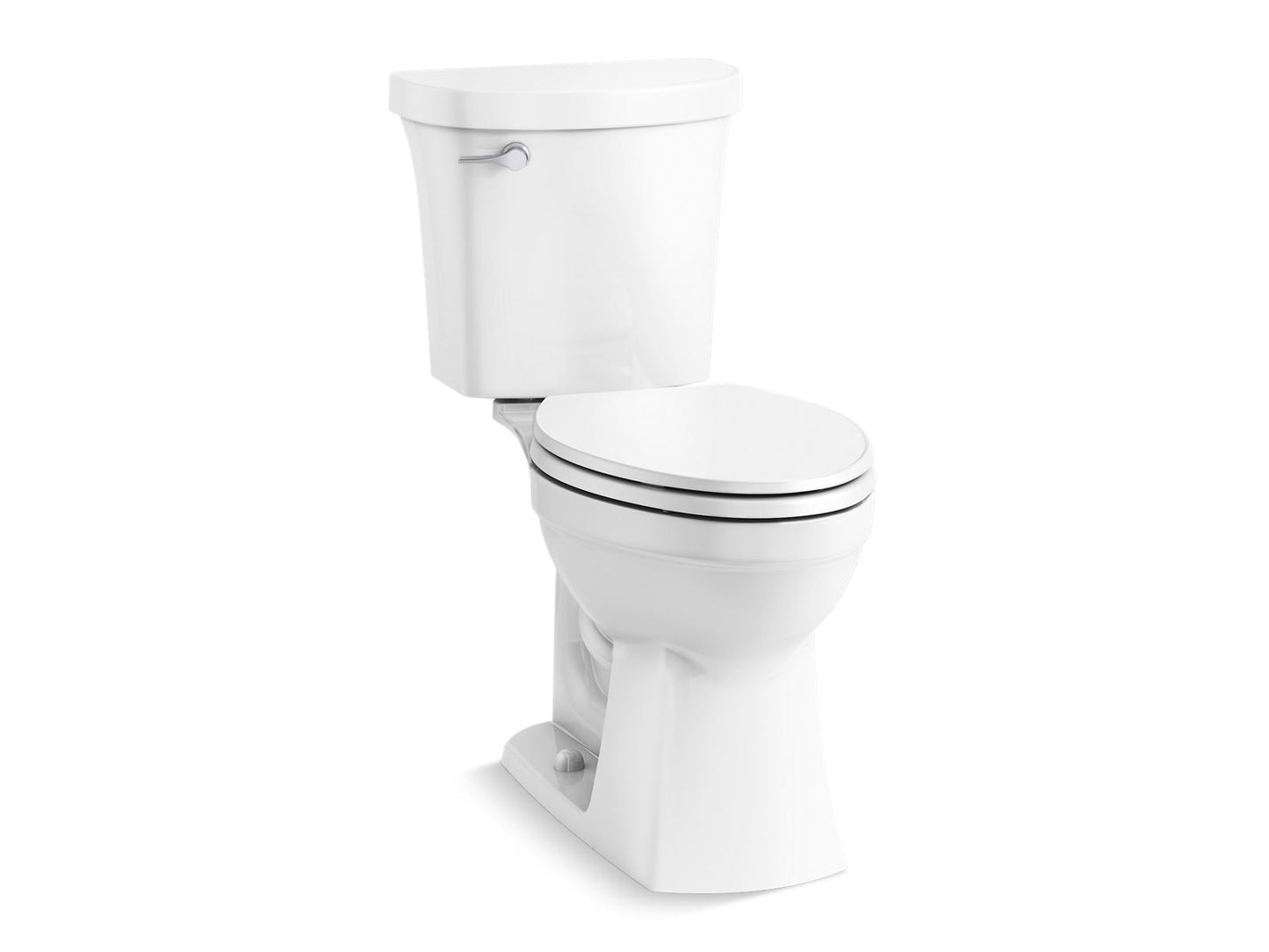 KOHLER K-R35581P-0 The Complete Solution two-piece elongated toilet, 1.28 gpf - White