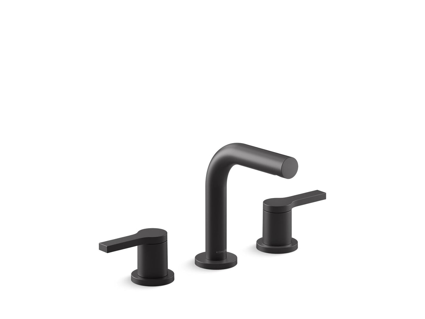 KOHLER K-33592-4-BL Elate Widespread Bathroom Sink Faucet, 1.2 Gpm - Matte Black