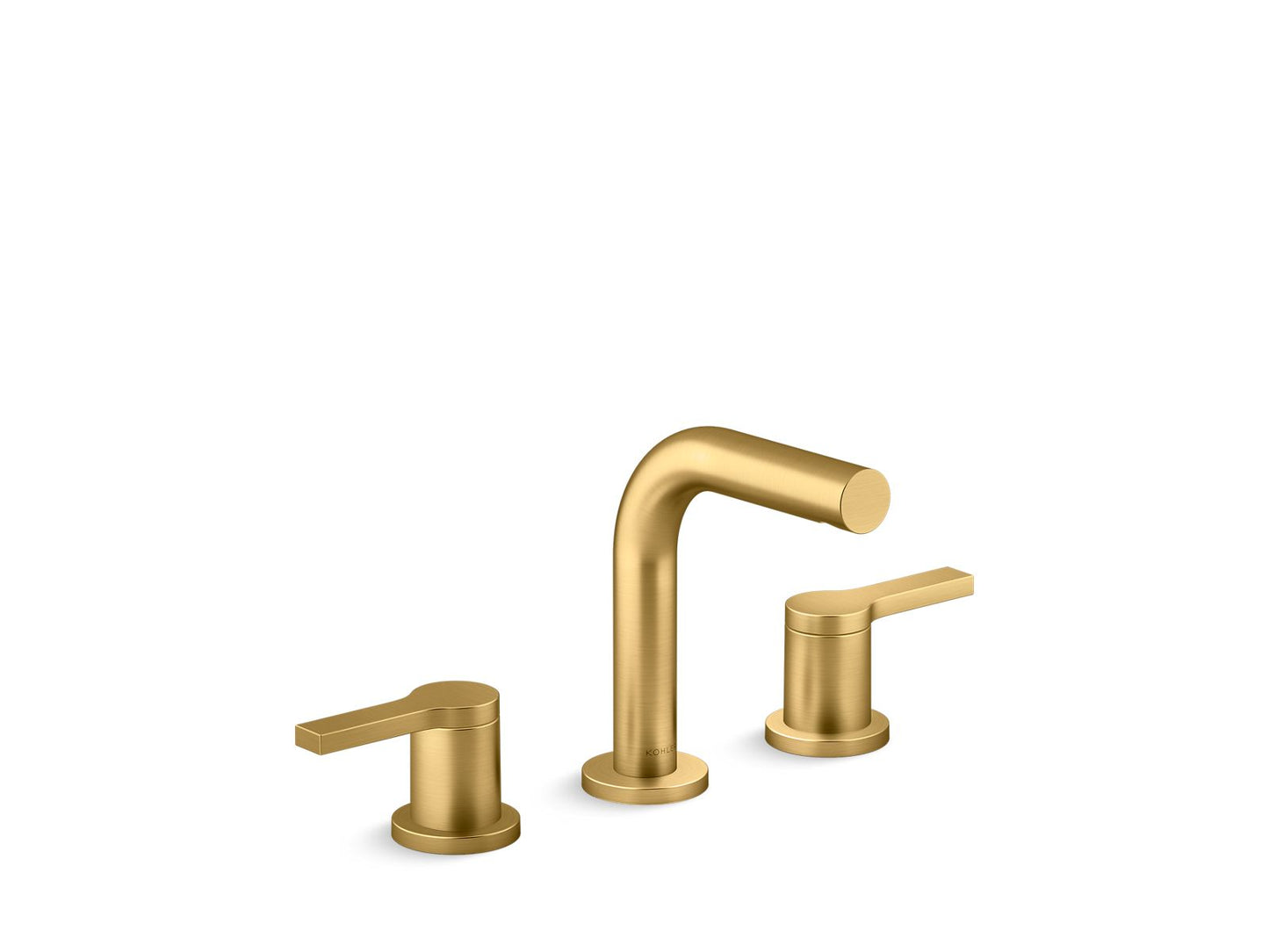 KOHLER K-33592-4-2MB Elate Widespread Bathroom Sink Faucet, 1.2 Gpm - Vibrant Brushed Moderne Brass