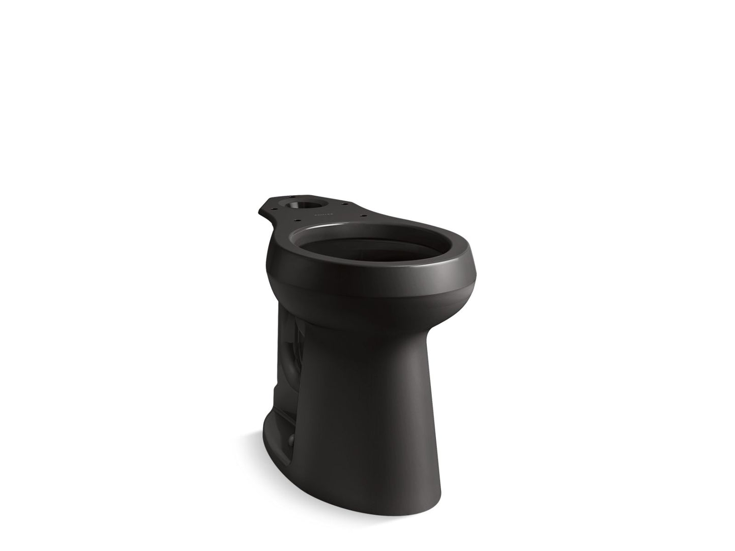 KOHLER K-35643-7 Tall round-front toilet bowl - Black Black