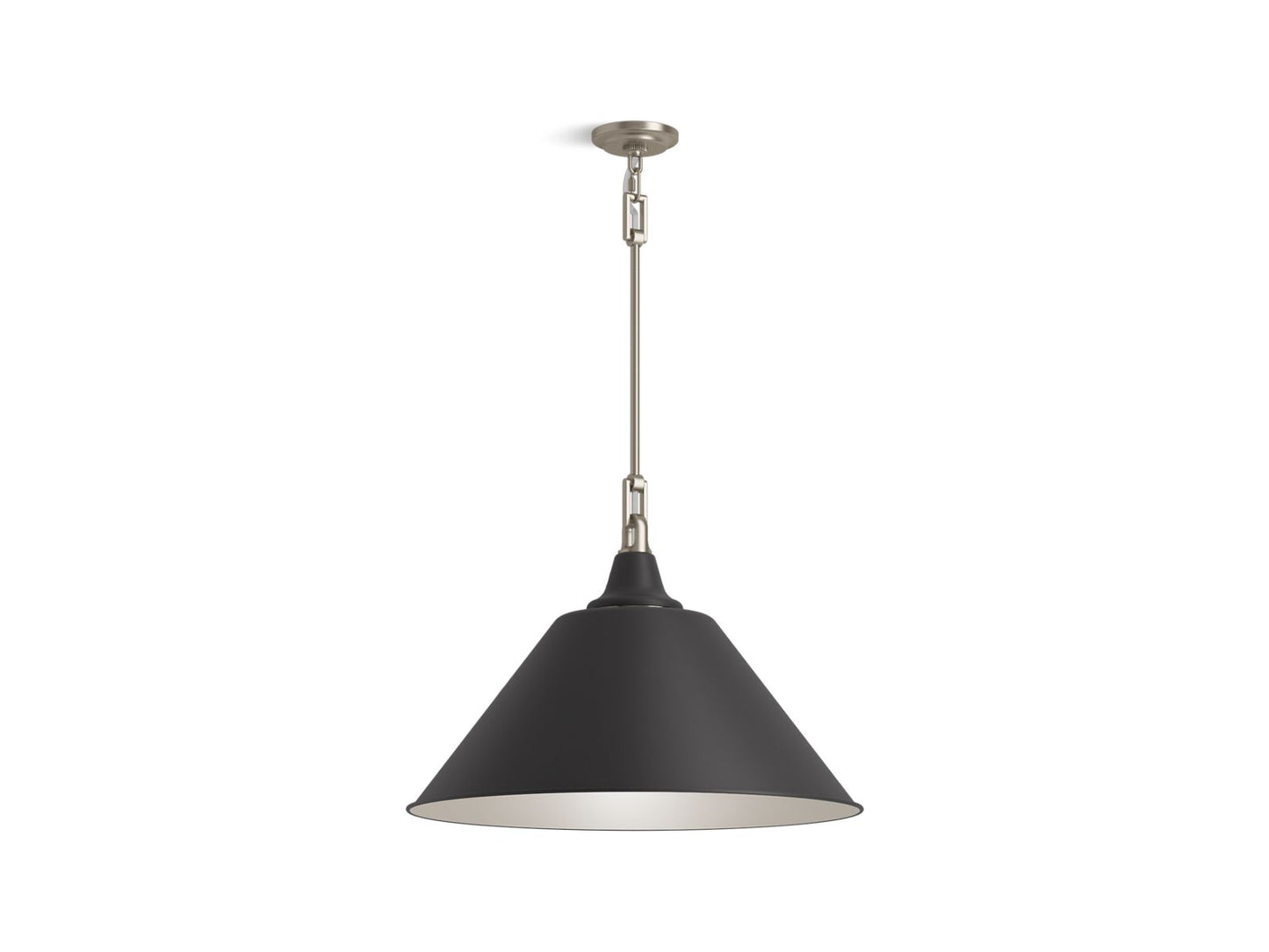 KOHLER 42203-PE01-MSL Varla 24 in. Pendant - Matte Black Brushed Nickel