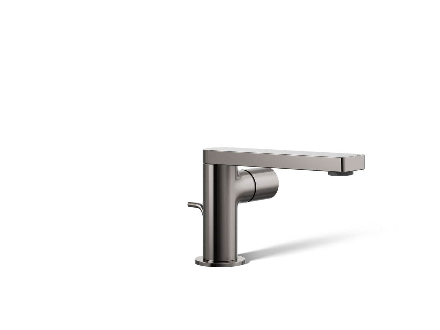 KOHLER Composed Single-handle bathroom sink faucet with Cylindrical handle, 1.2 gpm - Vibrant Titanium, K-73050-7-TT