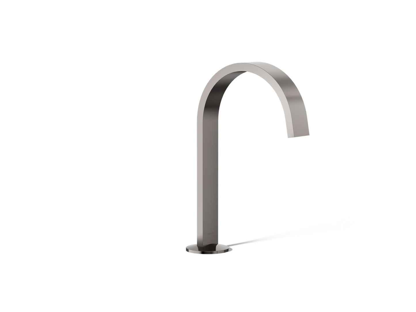 KOHLER Components Bathroom sink faucet spout with Ribbon design, 1.2 gpm - Vibrant Titanium, K-77968-TT