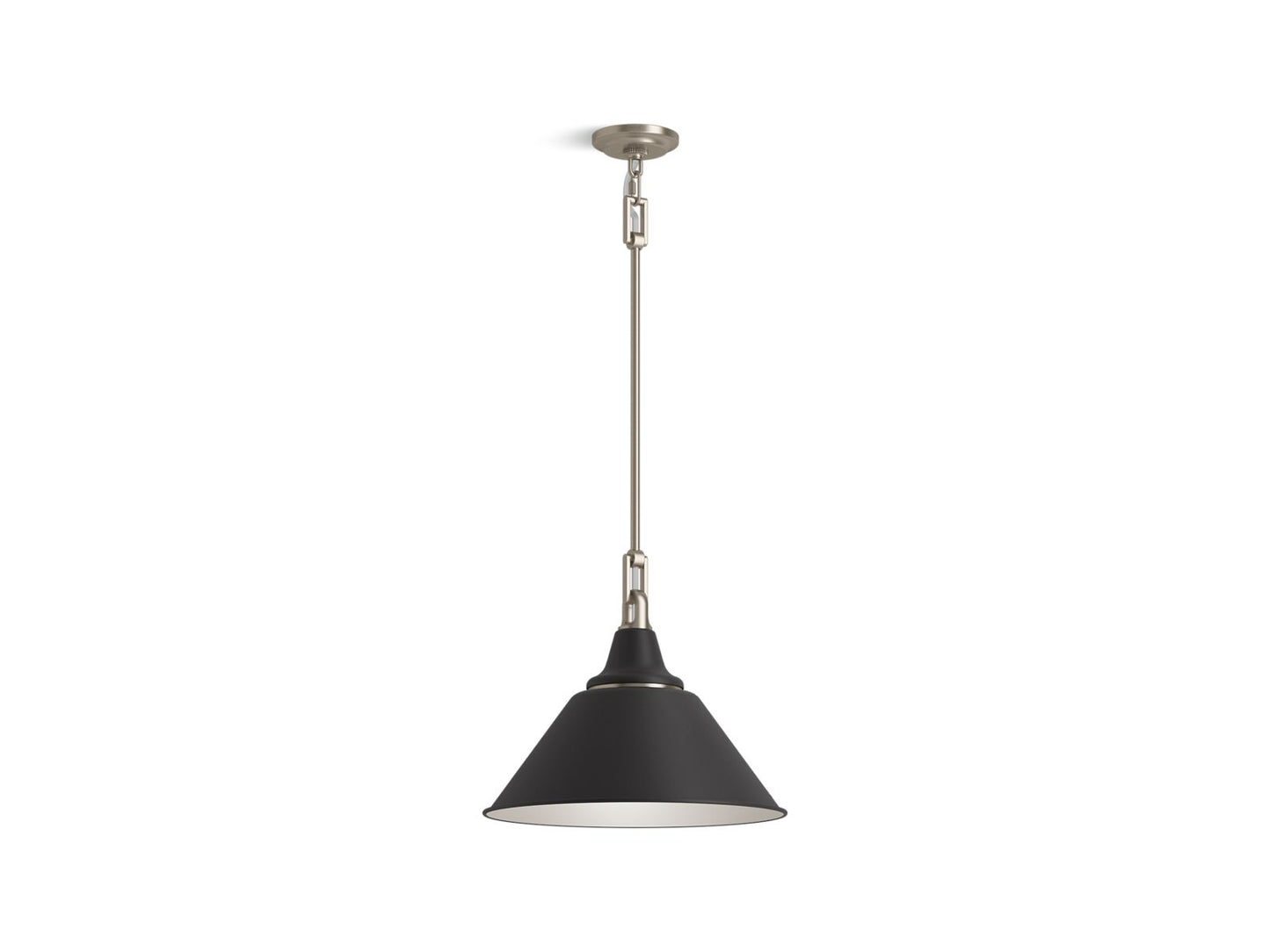KOHLER 42202-PE01-MSL Varla 16 in. Pendant - Matte Black Brushed Nickel