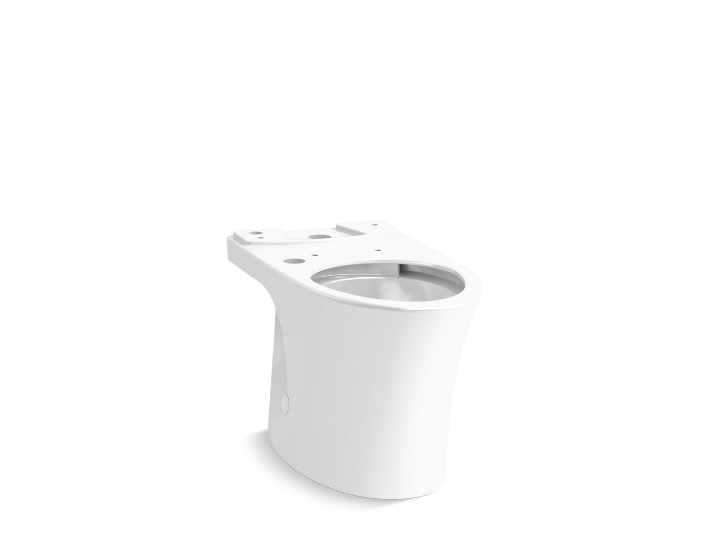 KOHLER K-28121-HC-0 Elongated toilet bowl with skirted trapway - White