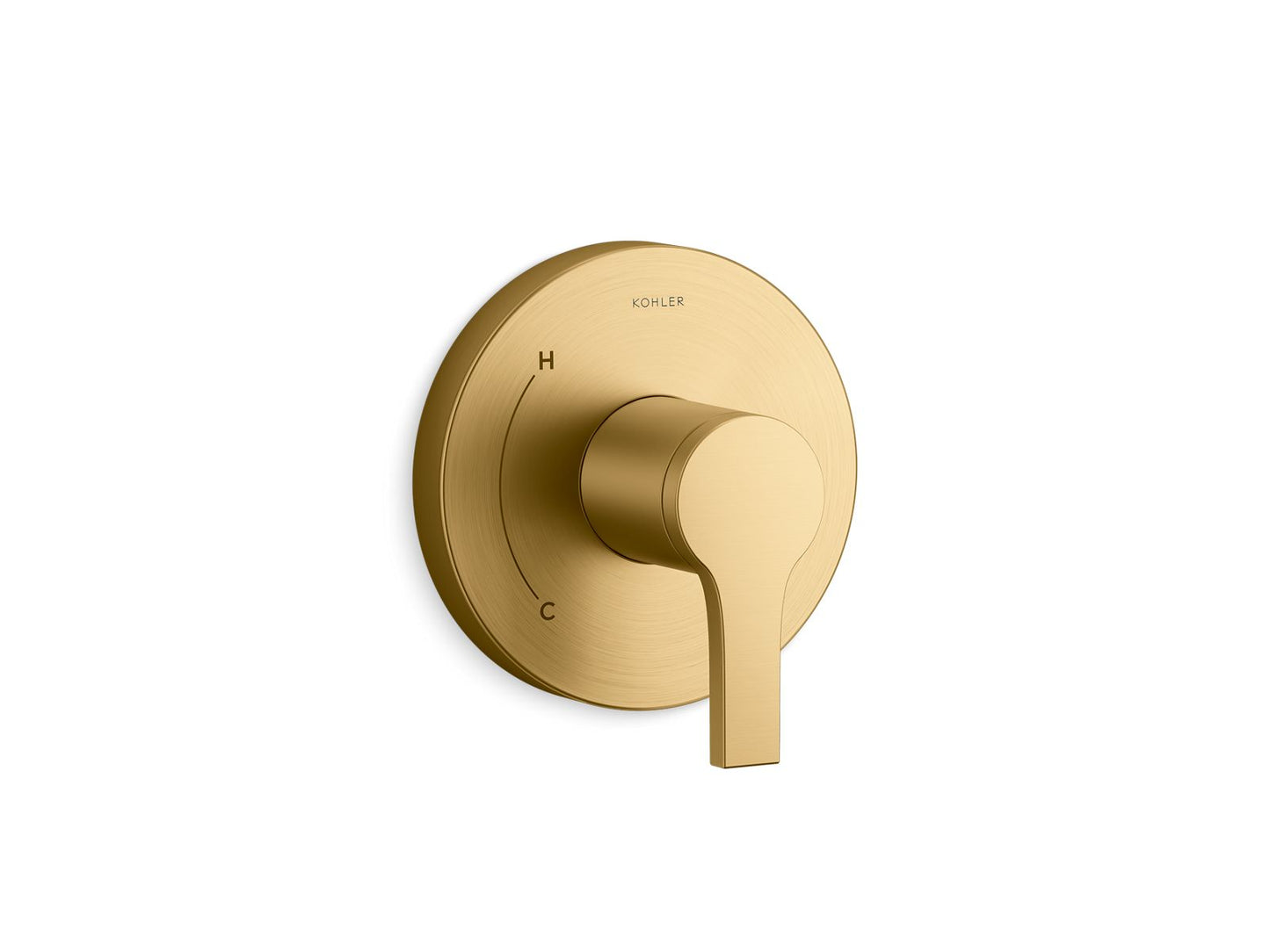 KOHLER K-TS35320-4-2MB Elate Rite-Temp Valve Trim - Vibrant Brushed Moderne Brass
