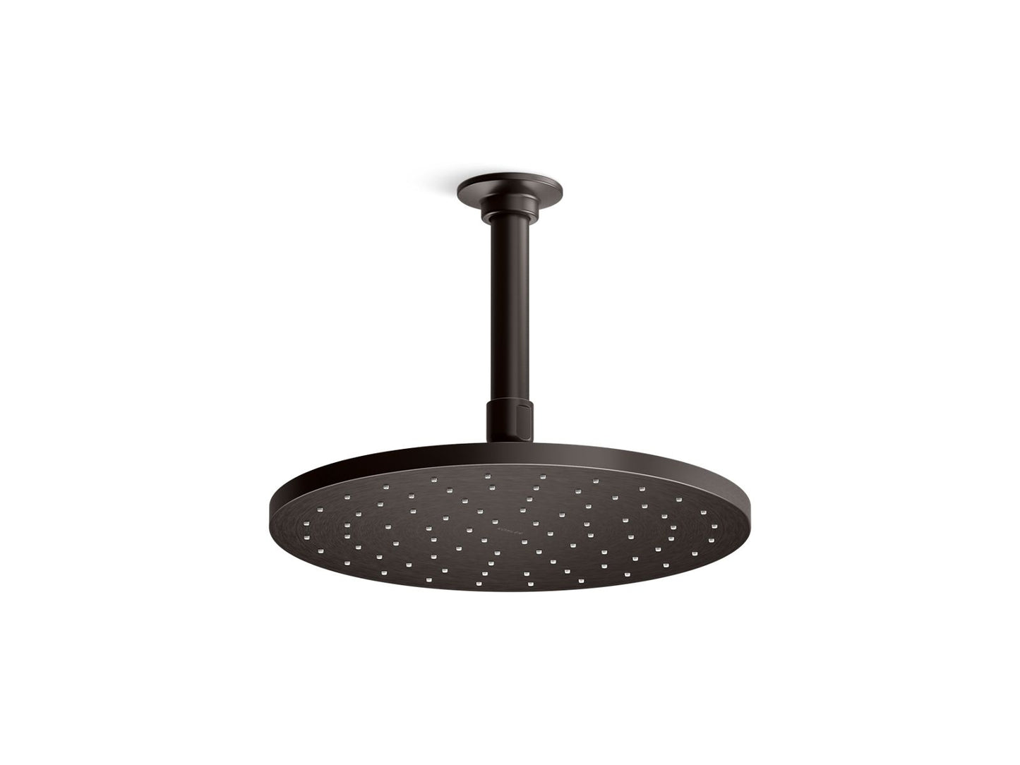KOHLER K-13689-BGP Round 10" single-function rainhead, 2.5 gpm - Brushed Graphite
