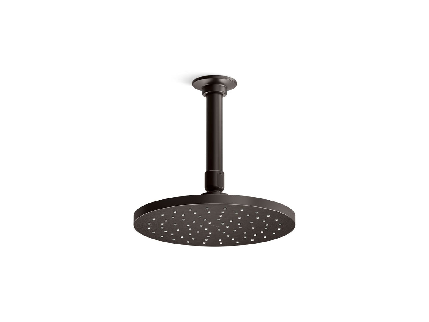 KOHLER K-13688-G-BGP Round 8" single-function rainhead, 1.75 gpm - Brushed Graphite