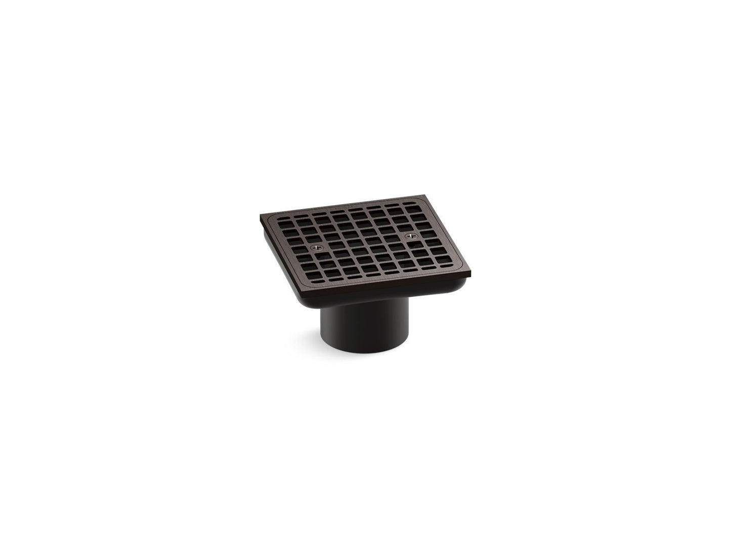 KOHLER K-22665-BGP Square brass tile-in shower drain (drain body not included) - Brushed Graphite