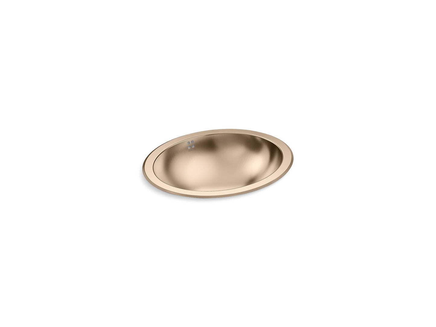KOHLER Bachata 20" oval drop-in/undermount bathroom sink - Vibrant Brushed Bronze, K-2609-SU-BV