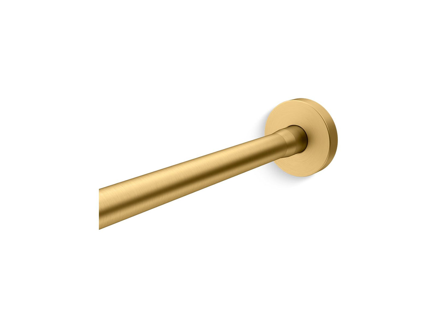 KOHLER K-33810-2MB Elate Shower Rod - Vibrant Brushed Moderne Brass