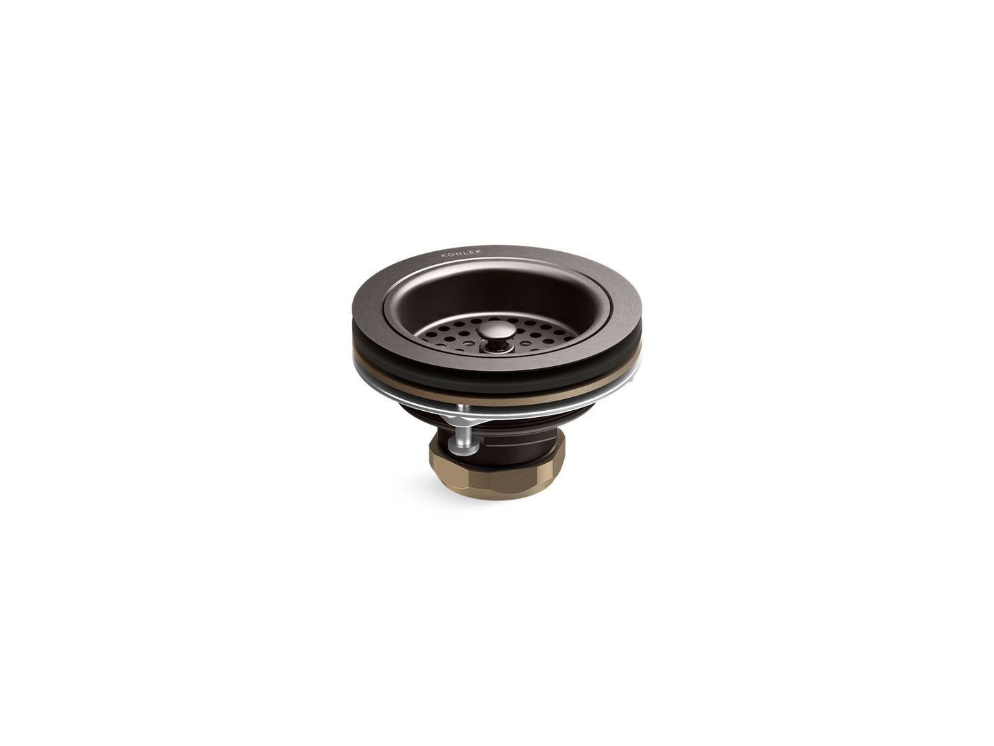 KOHLER K-8799-BGP Sink drain and strainer basket, less tailpiece - Brushed Graphite