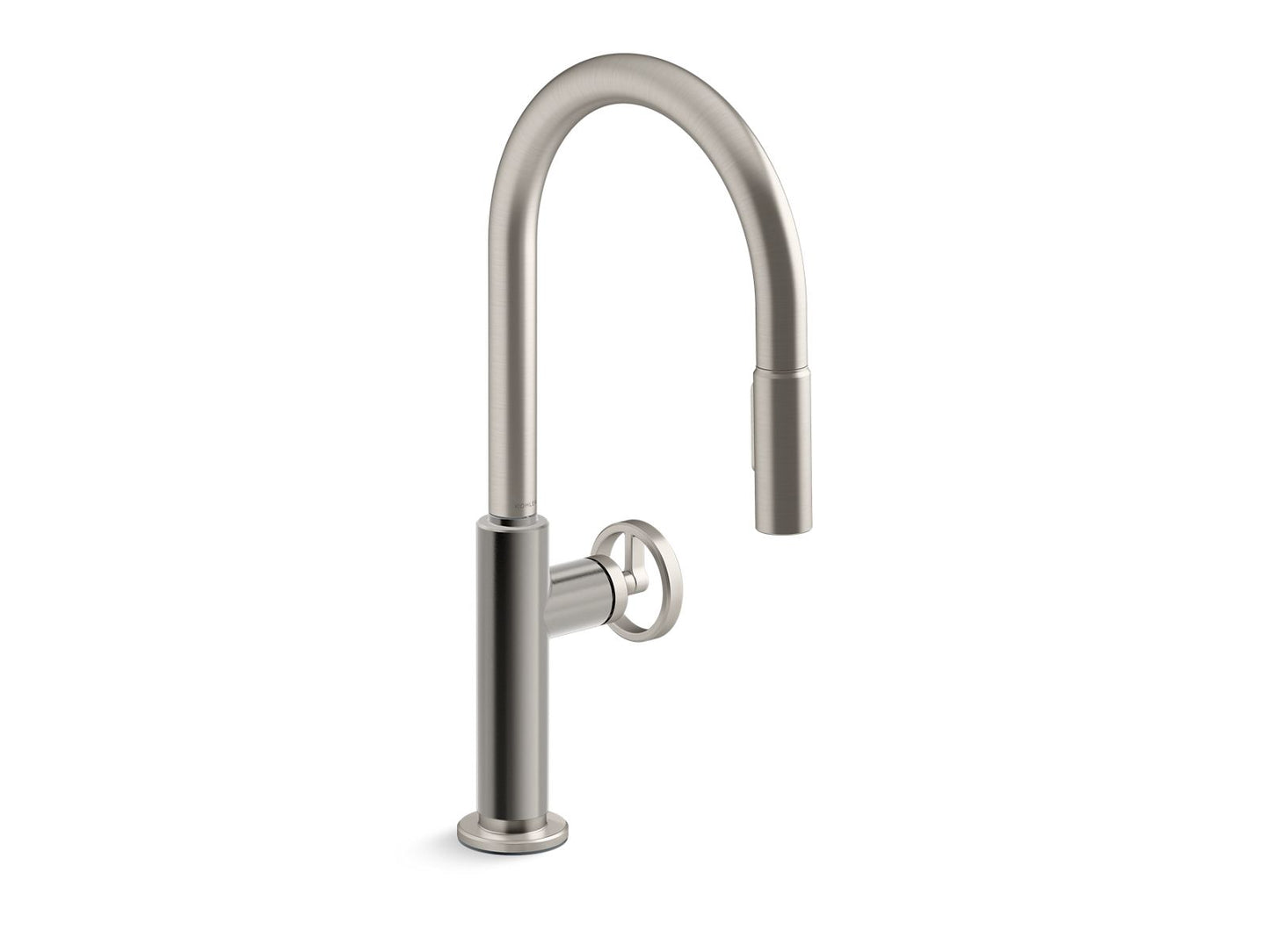 KOHLER K-28669-9-VS Pull-down kitchen sink faucet with two-function sprayhead - Vibrant Stainless