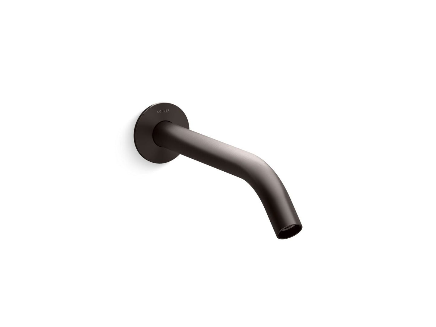 KOHLER K-T23890-BGP Wall-mount bathroom sink faucet spout with Tube design, 1.2 gpm - Brushed Graphite