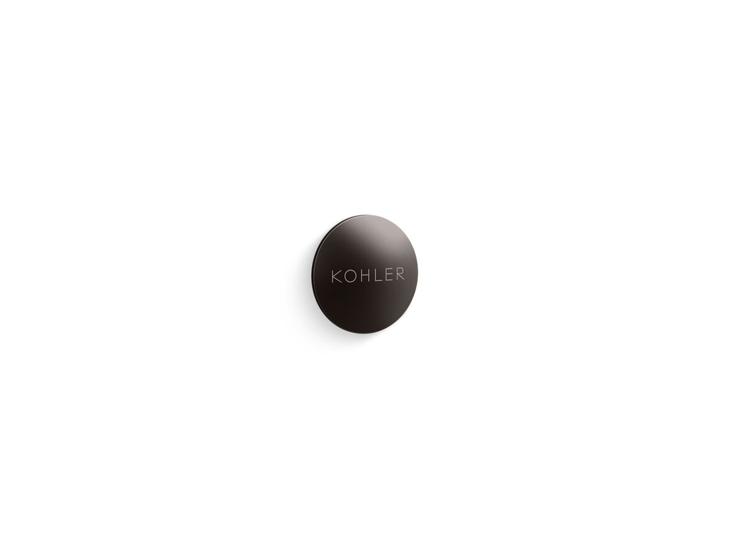 KOHLER K-6324-BGP Overflow cap for Iron Plains bathroom sinks - Brushed Graphite