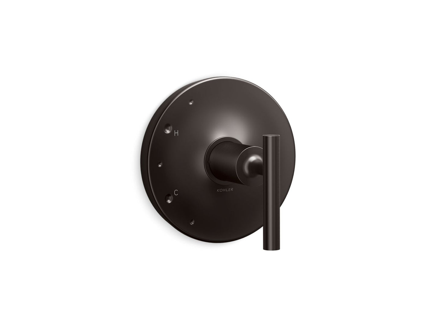 KOHLER K-TS14423-4-BGP Rite-Temp valve trim with lever handle - Brushed Graphite