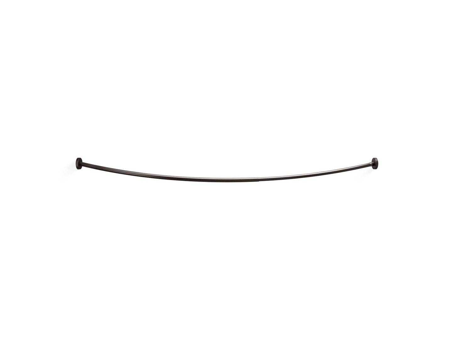 KOHLER K-9351-BGP Contemporary design curved shower rod - Brushed Graphite