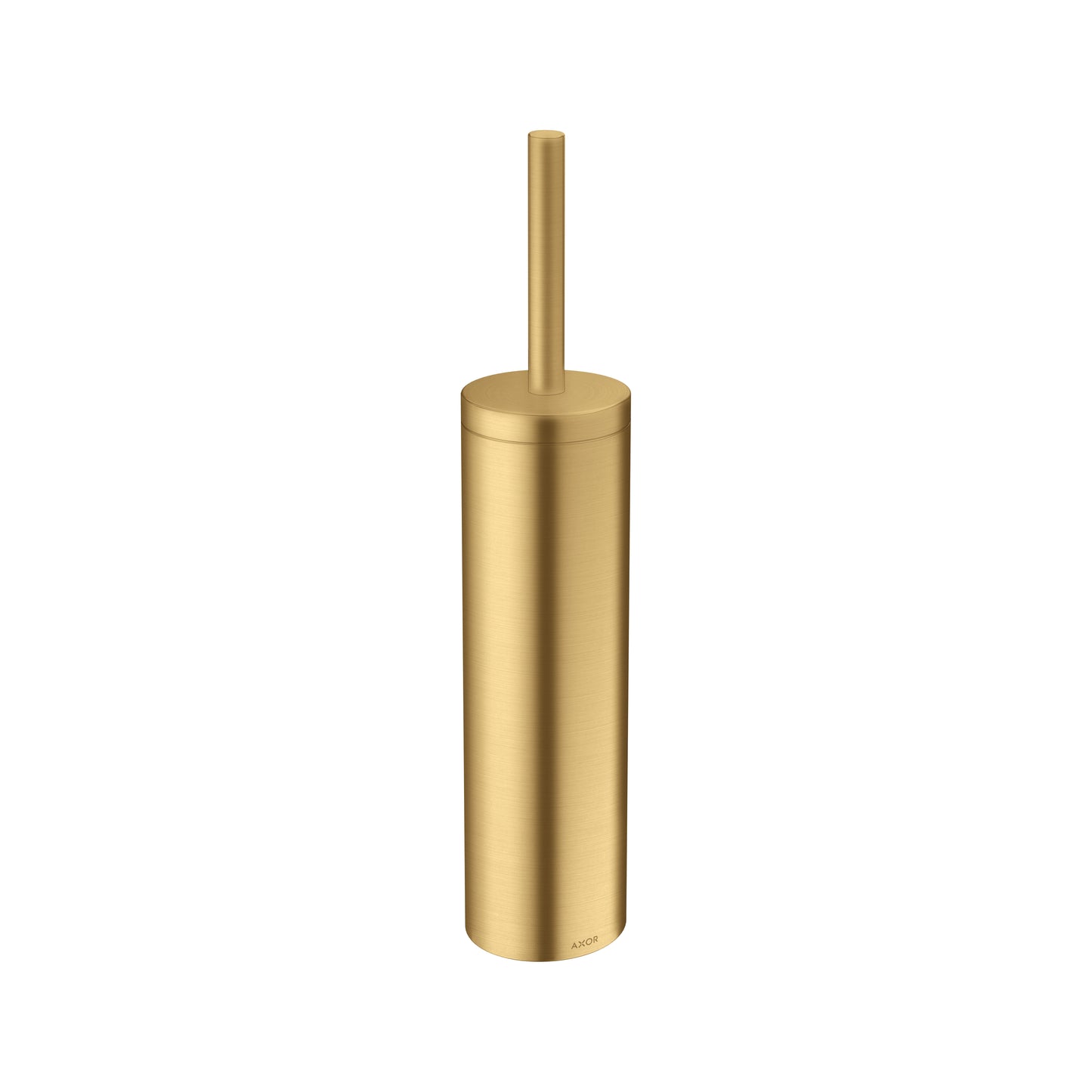 AXOR Universal Circular Toilet brush holder in Brushed Gold Optic