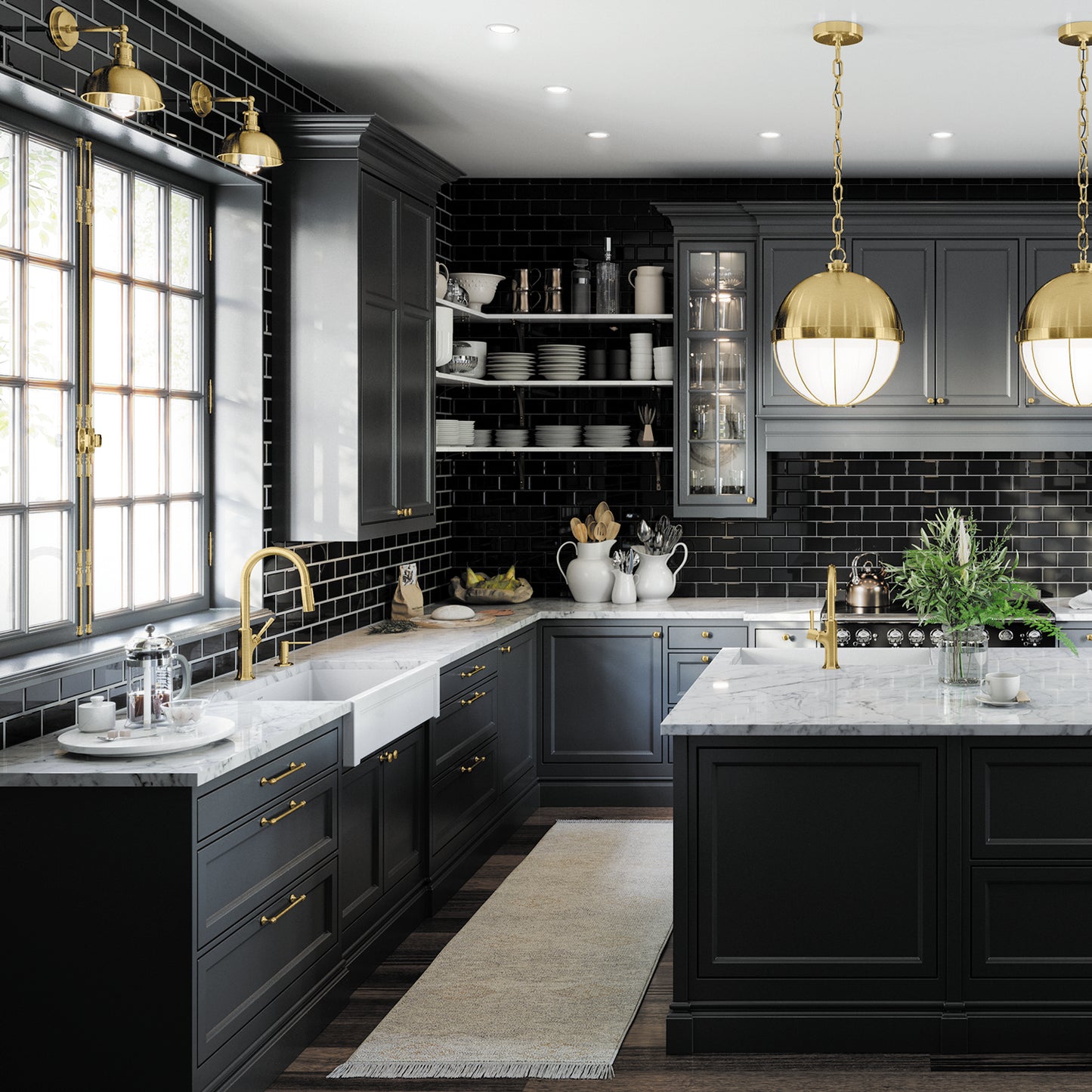 HANSGROHE 04854250 Brushed Gold Optic Locarno Transitional Kitchen Faucet 1.5 GPM