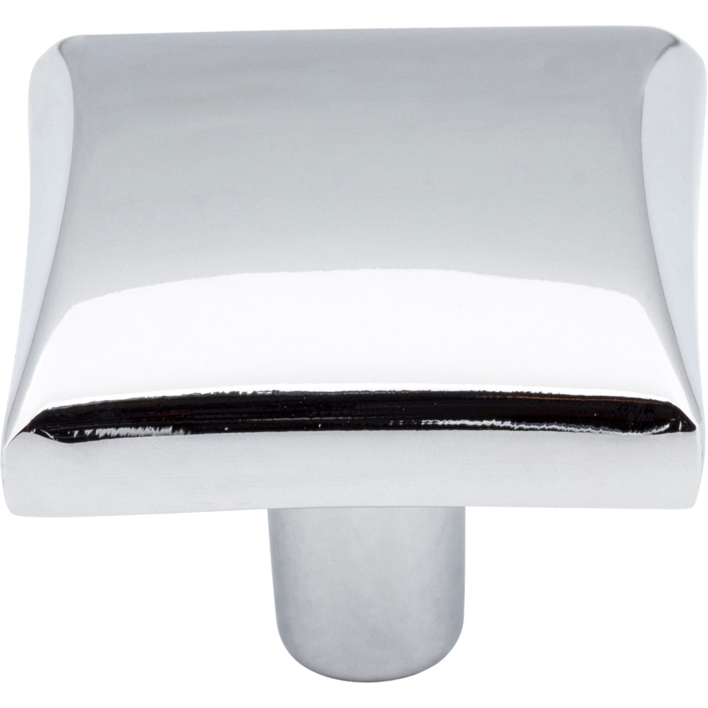 ELEMENTS 525PC Glendale 1-1/8" Length Square Knob - Polished Chrome
