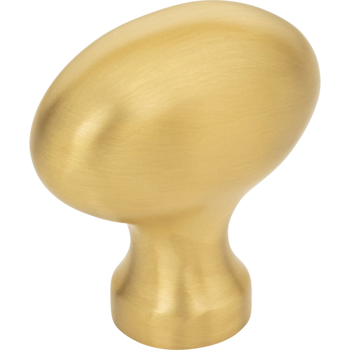 JEFFREY ALEXANDER 3991BG Lyon 1-9/16" Length Oval Knob - Brushed Gold