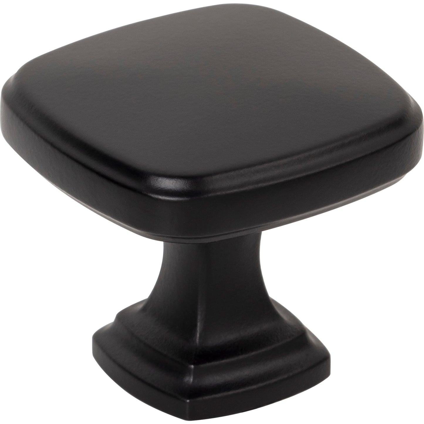 JEFFREY ALEXANDER 782MB Fontana 1-3/8" Length Square Knob - Matte Black