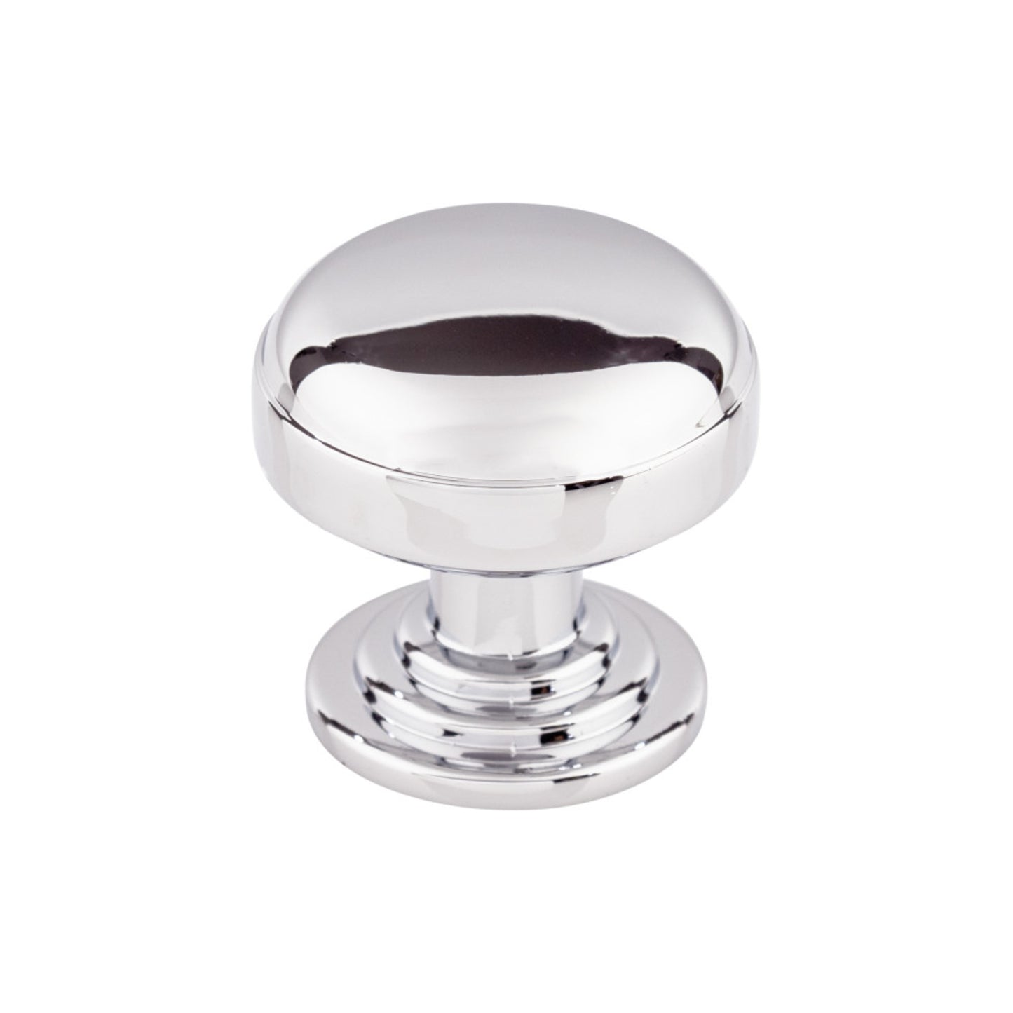 TOP KNOBS TK3000PC Ellis 1 1/4" Length Mushroom Knob - Polished Chrome