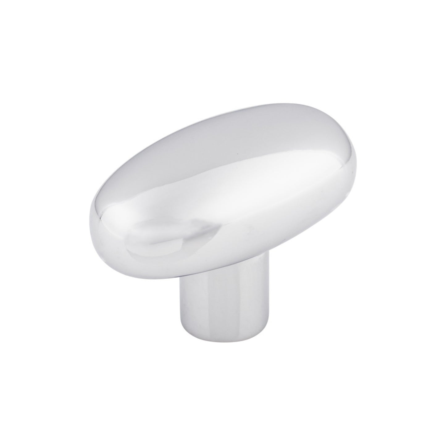 TOP KNOBS M2075 Aspen II Large Potato 2" Length Oval Knob - Polished Chrome