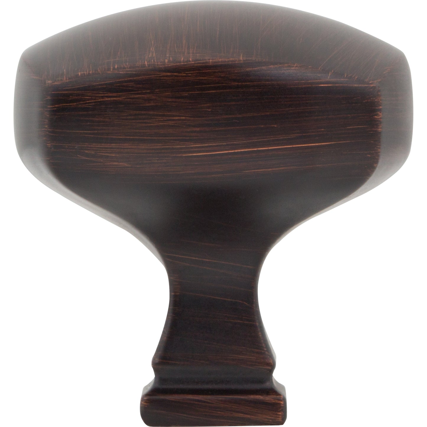 JEFFREY ALEXANDER 278L-DBAC Audrey 1-3/8" Diameter Square Knob - Brushed Oil Rubbed Bronze