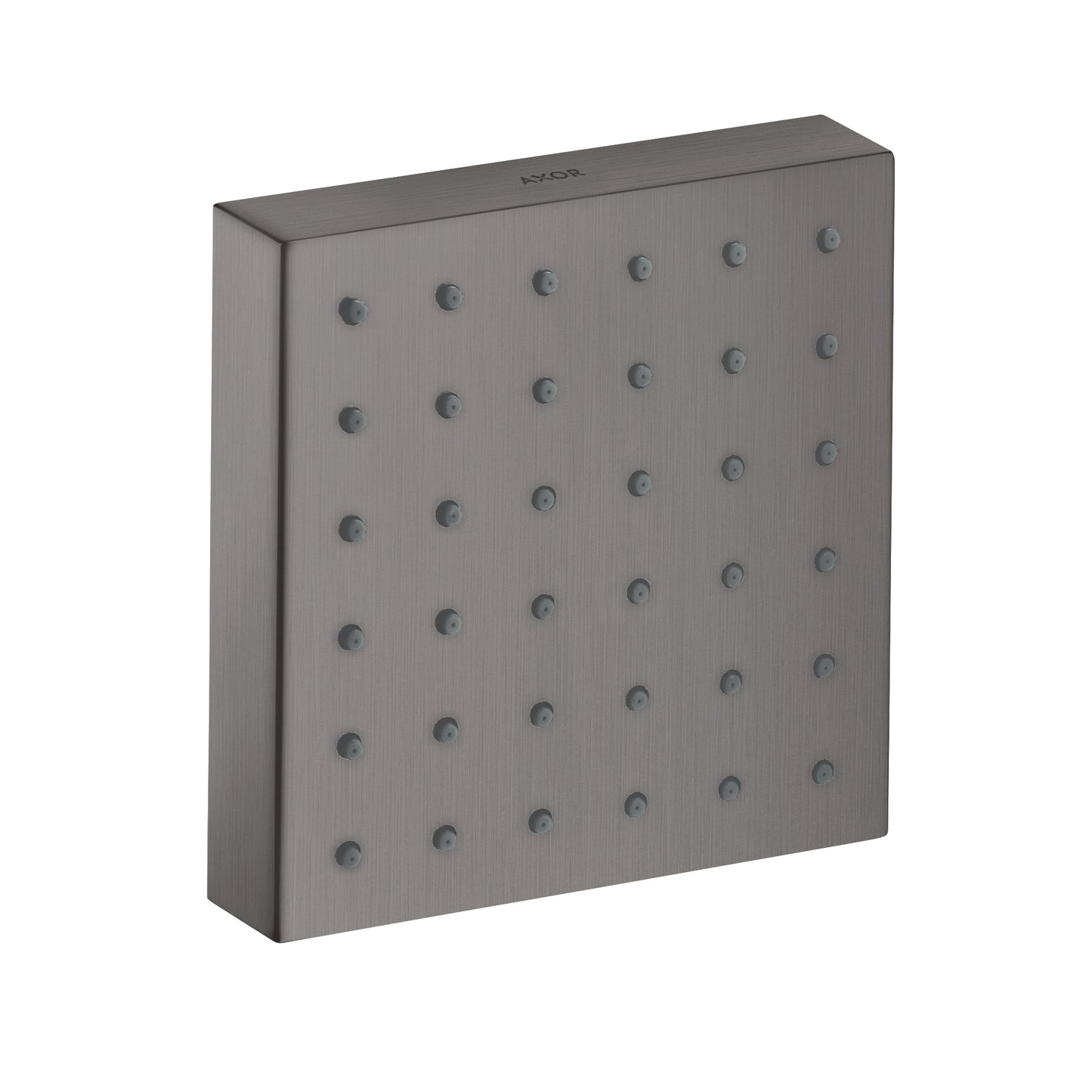 AXOR ShowerSolutions Shower Module 5" x 5" Square in Brushed Black Chrome