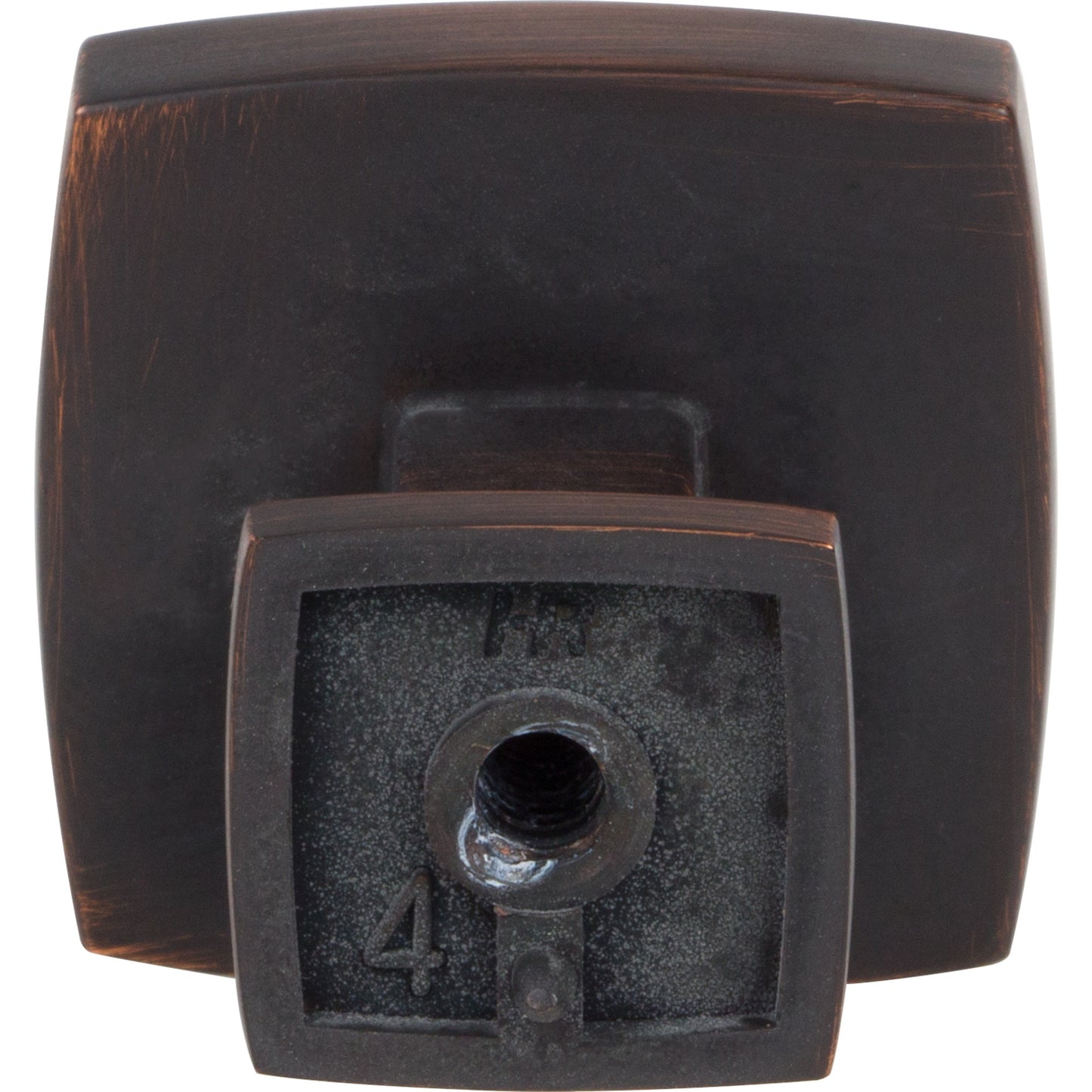JEFFREY ALEXANDER 141DBAC Renzo 1-1/4" Diameter Square Knob - Brushed Oil Rubbed Bronze