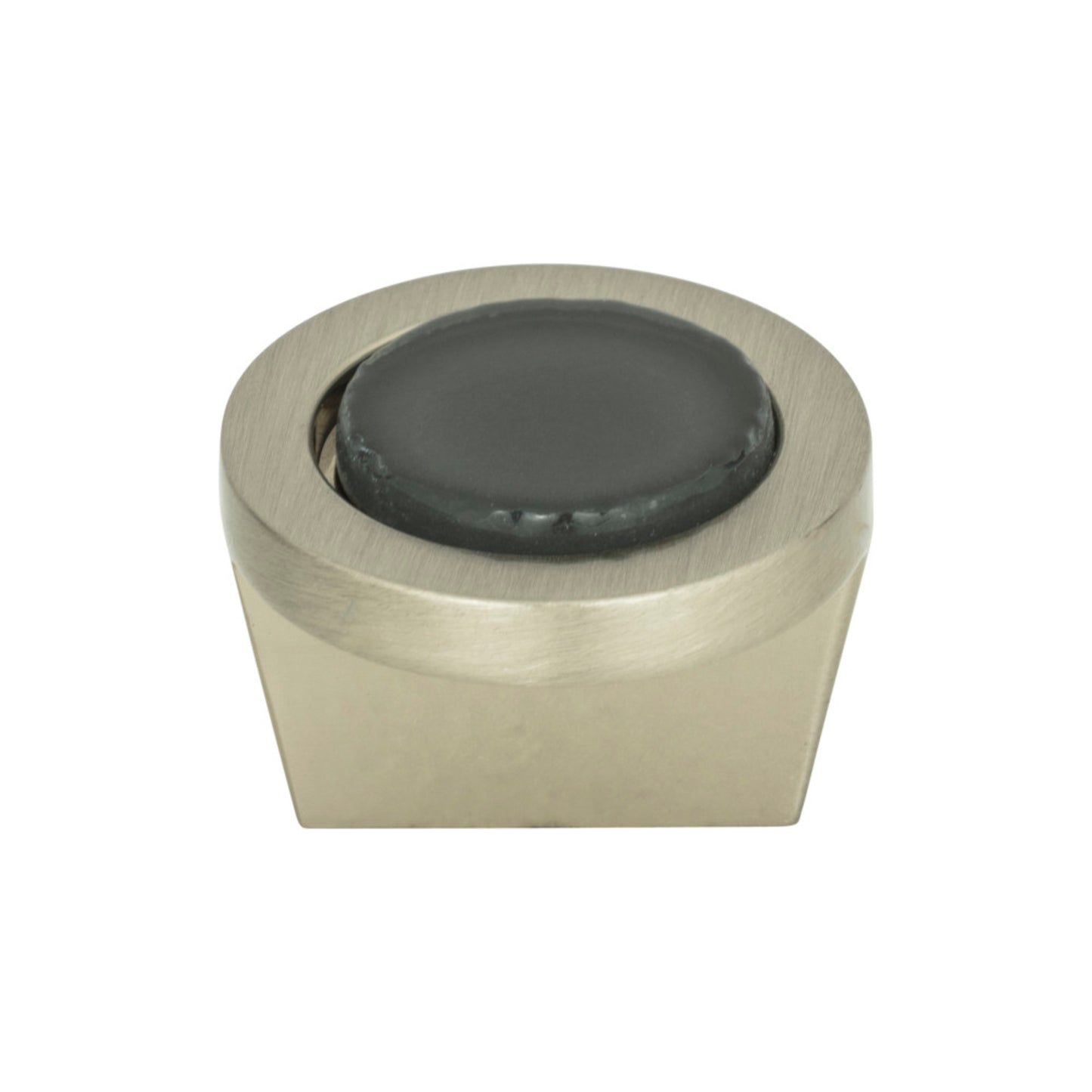 ATLAS 229-BLK-BRN Spa 1-1/4" Diameter Round Knob - Brushed Nickel