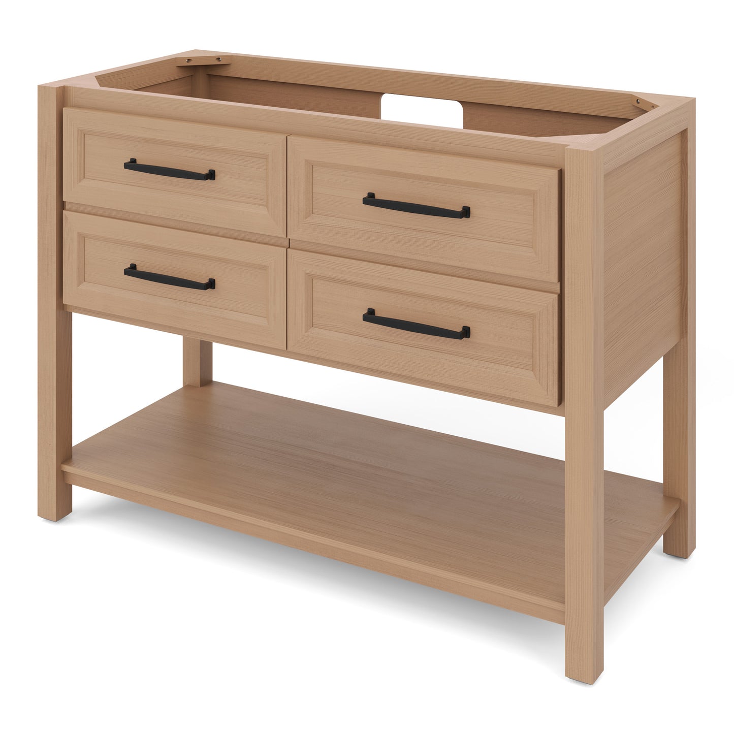 JEFFREY ALEXANDER VN2KIP-48-NO-NT 48" Natural Oak Kipling Vanity - Natural Oak