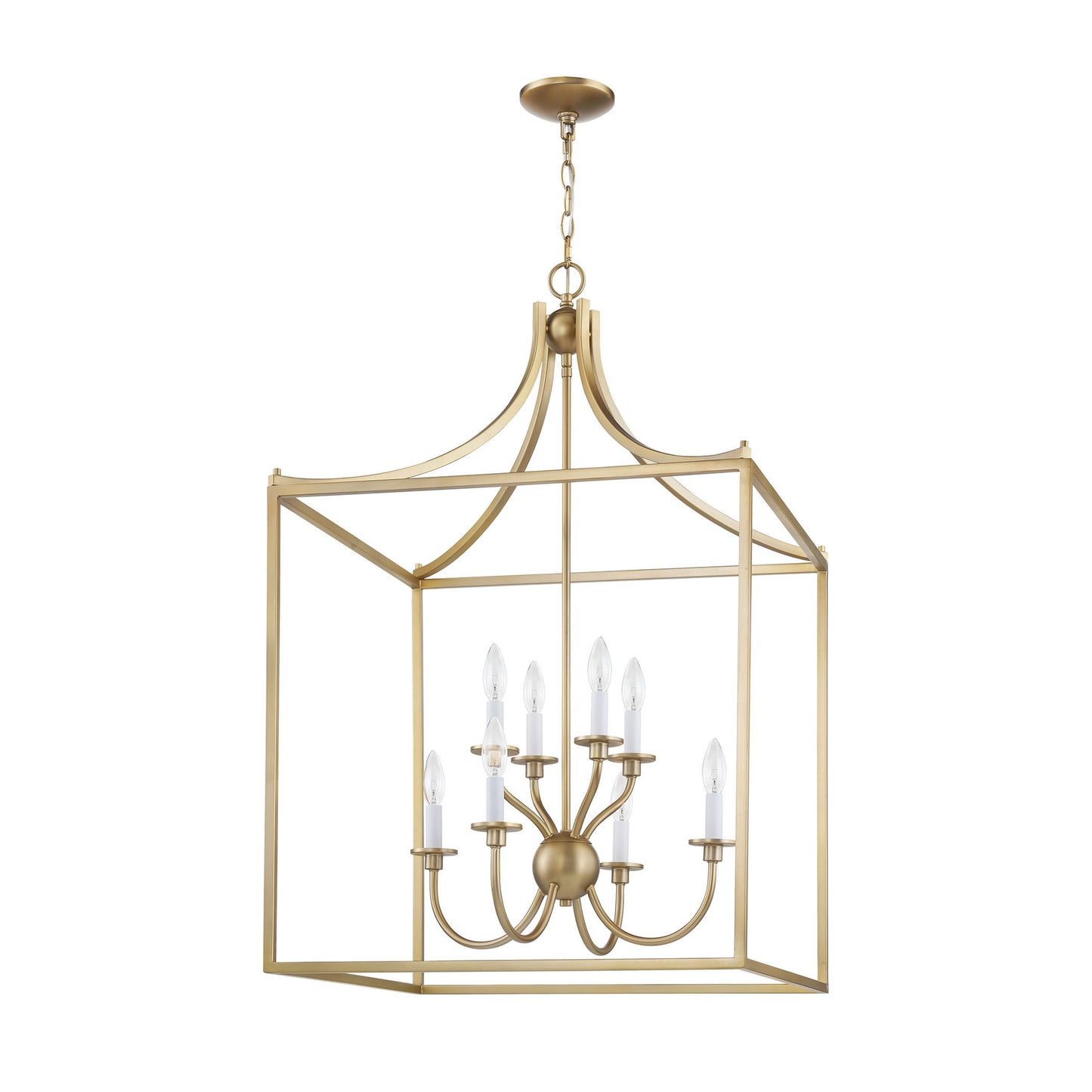 THOMAS CN700818 Prescott 24'' Wide 8-Light Chandelier - Warm Brass