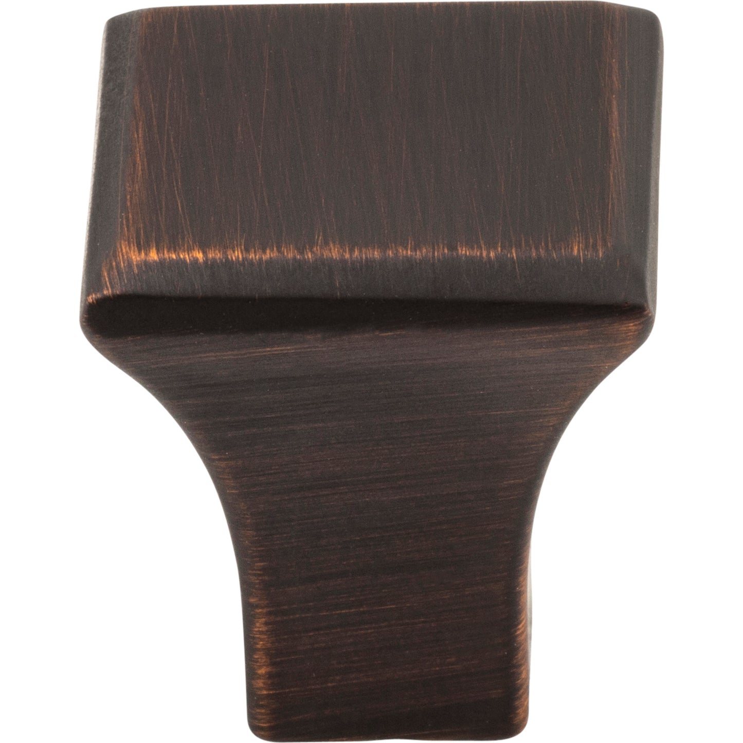 JEFFREY ALEXANDER 972S-DBAC Marlo 7/8" Length Square Knob - Brushed Oil Rubbed Bronze
