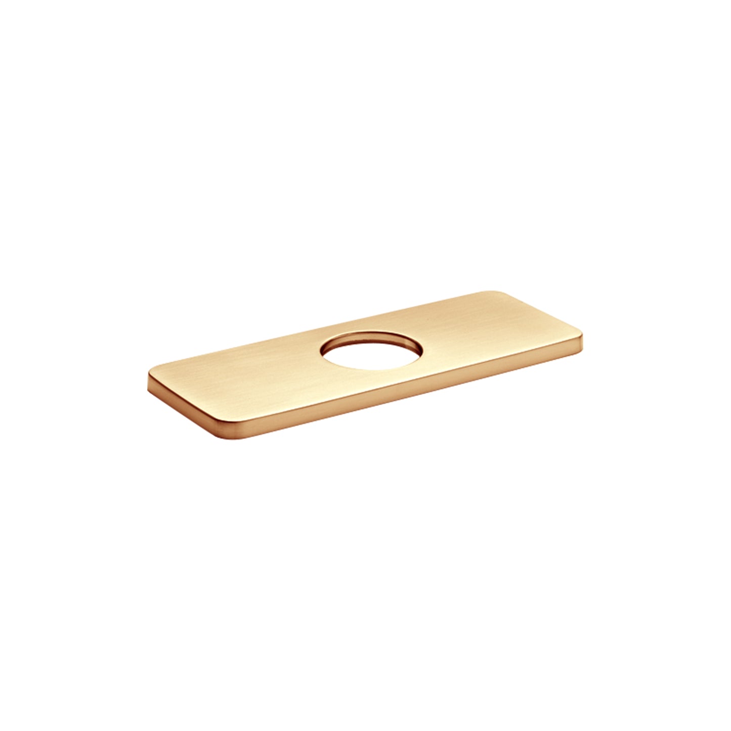 HANSGROHE 4565140 E&S Accessories Base Plate for Modern Single-Hole Faucets, 6" in Brushed Bronze